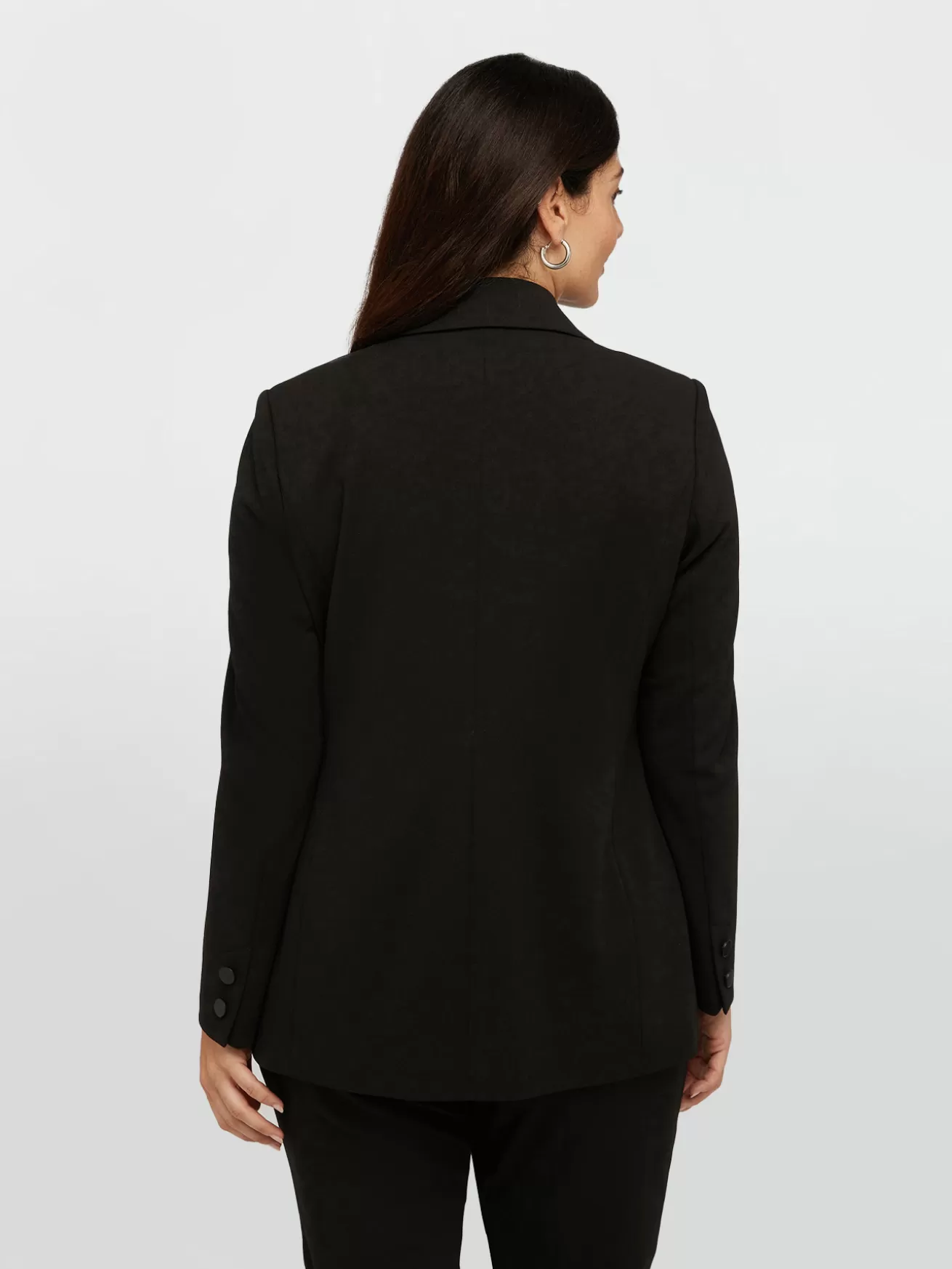 Outlet Fiorella Rubino Blazer Con Tasche A Toppa Nero