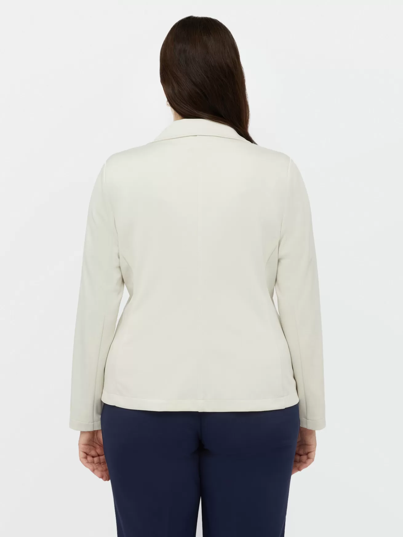 Flash Sale Fiorella Rubino Blazer In Scuba Diagonale Beige