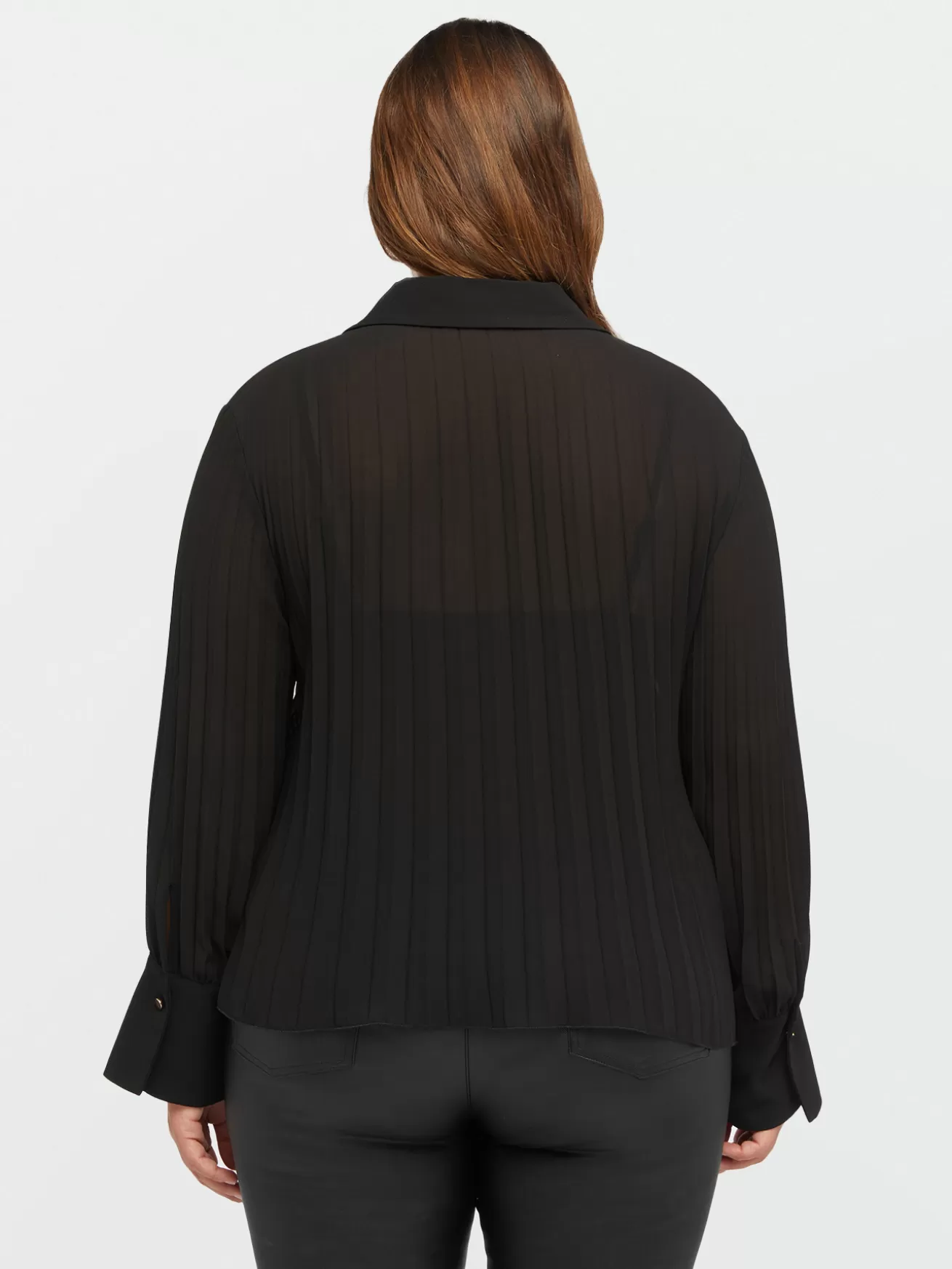 Cheap Fiorella Rubino Camicia Plissé Nero
