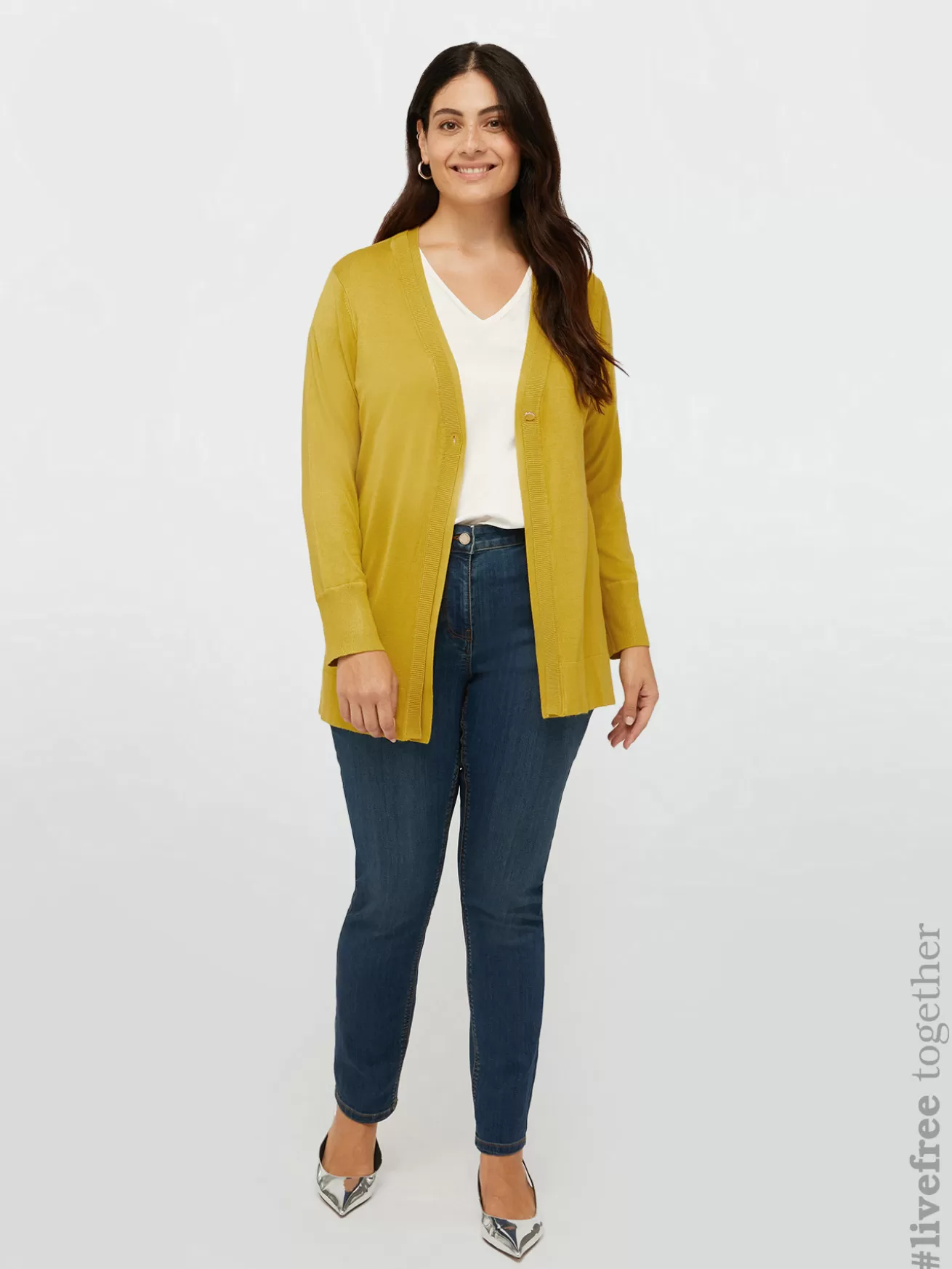 Discount Fiorella Rubino Cardigan In Viscosa LENZING™ ECOVERO™ Giallo