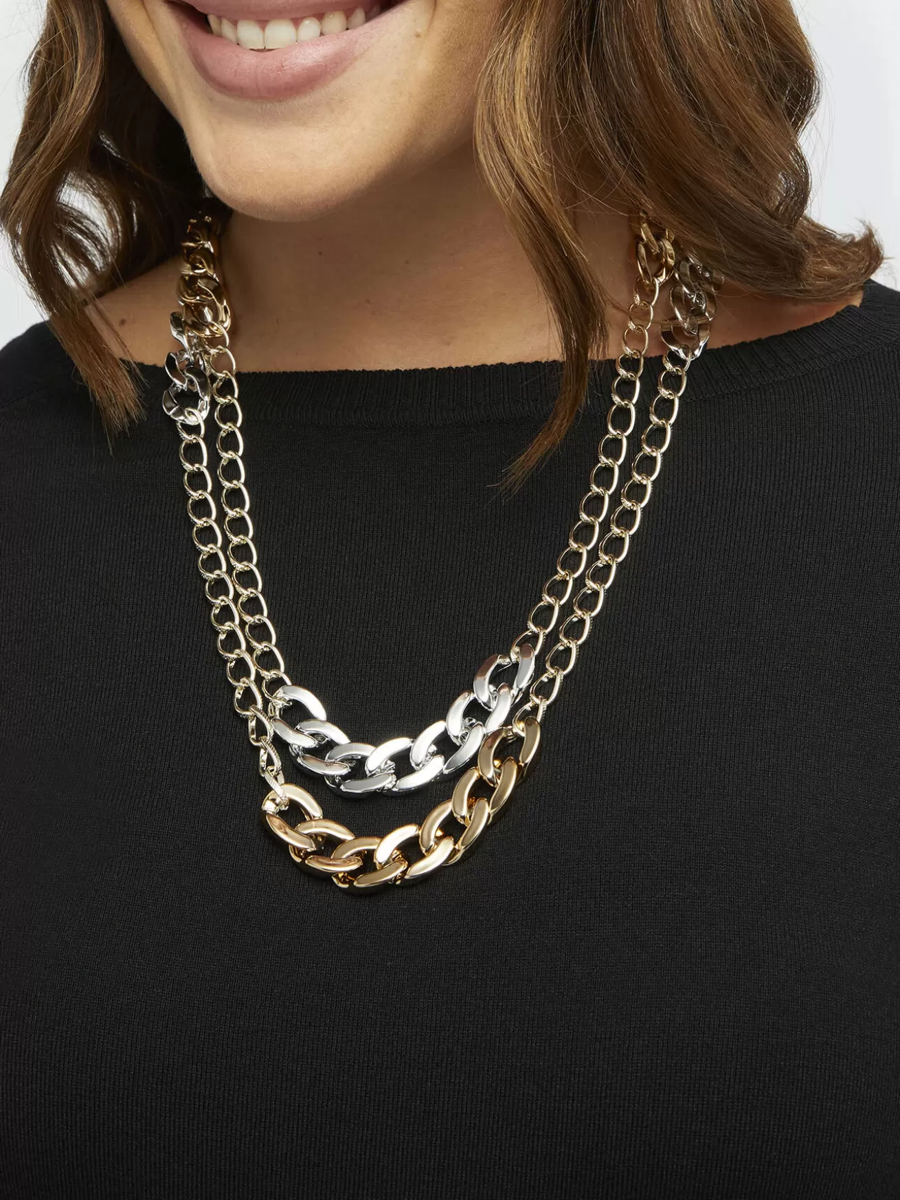 Clearance Fiorella Rubino Collana Lunga A Catena Oro