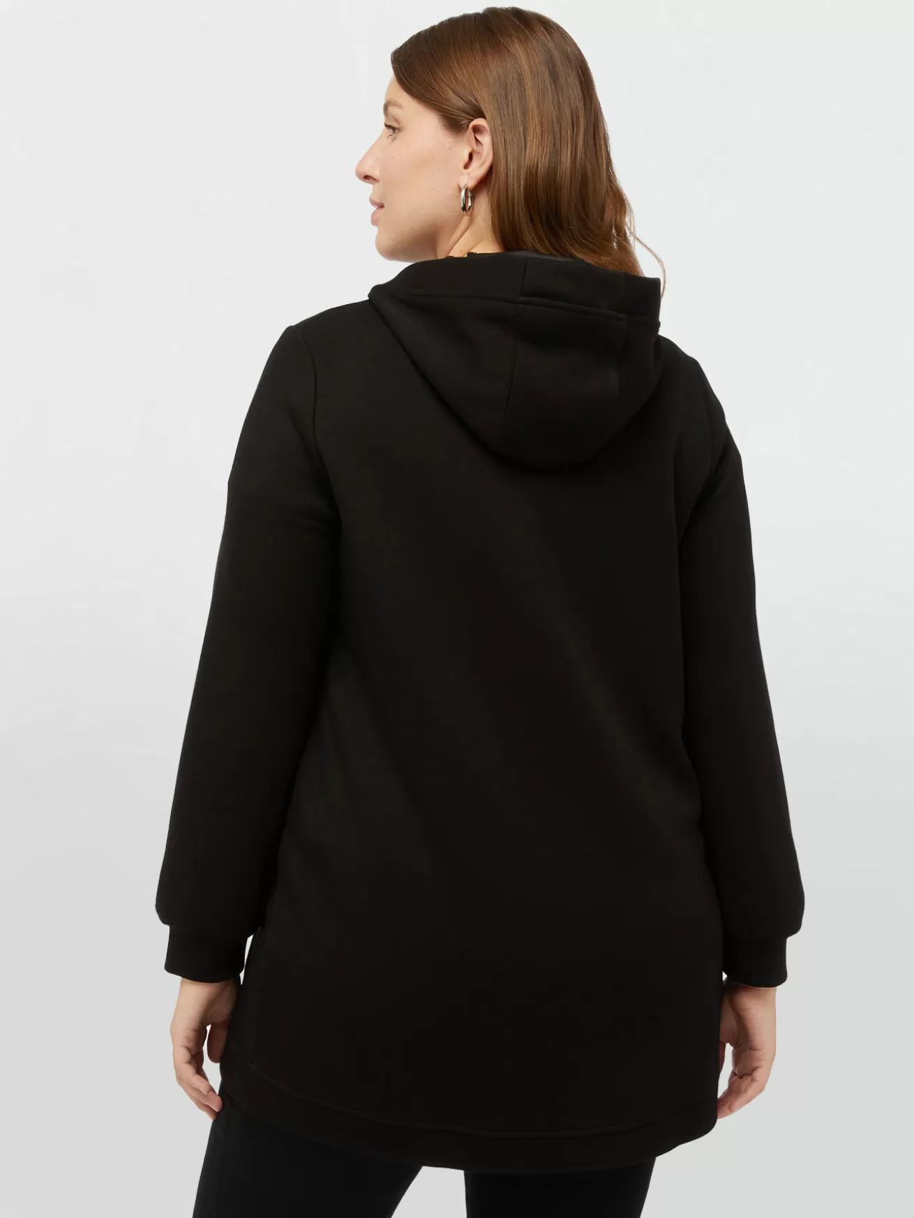 Hot Fiorella Rubino Felpa Con Zip Nero