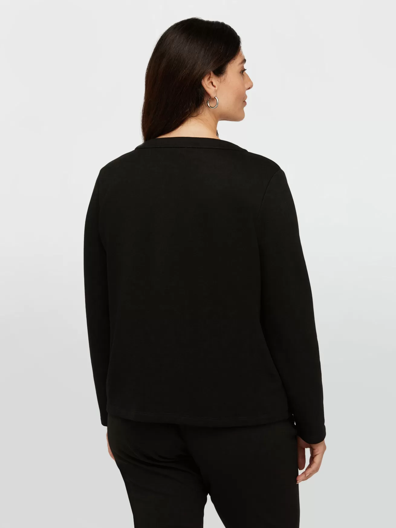 Hot Fiorella Rubino Giacca Corta In Felpa Nero