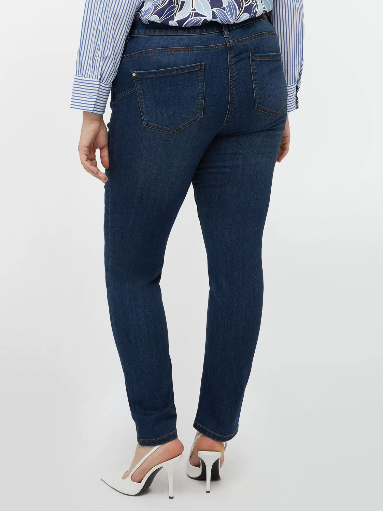 New Fiorella Rubino Jeans Skinny Blu