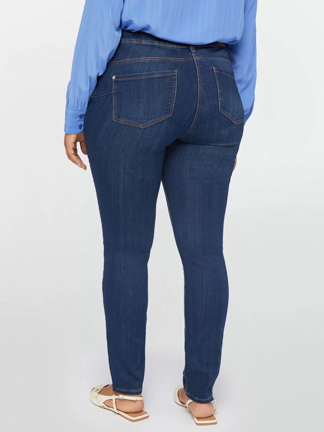 Shop Fiorella Rubino Jeans Skinny Blu
