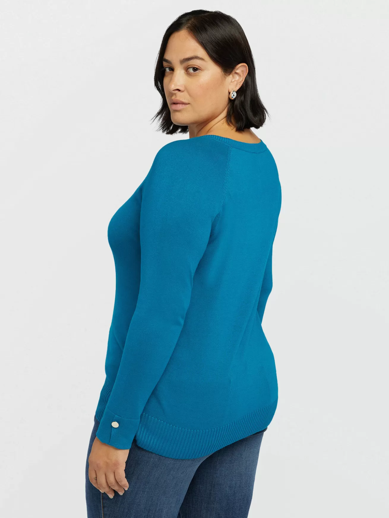 Store Fiorella Rubino Maglia In Viscosa LENZING™ ECOVERO™ Ottanio
