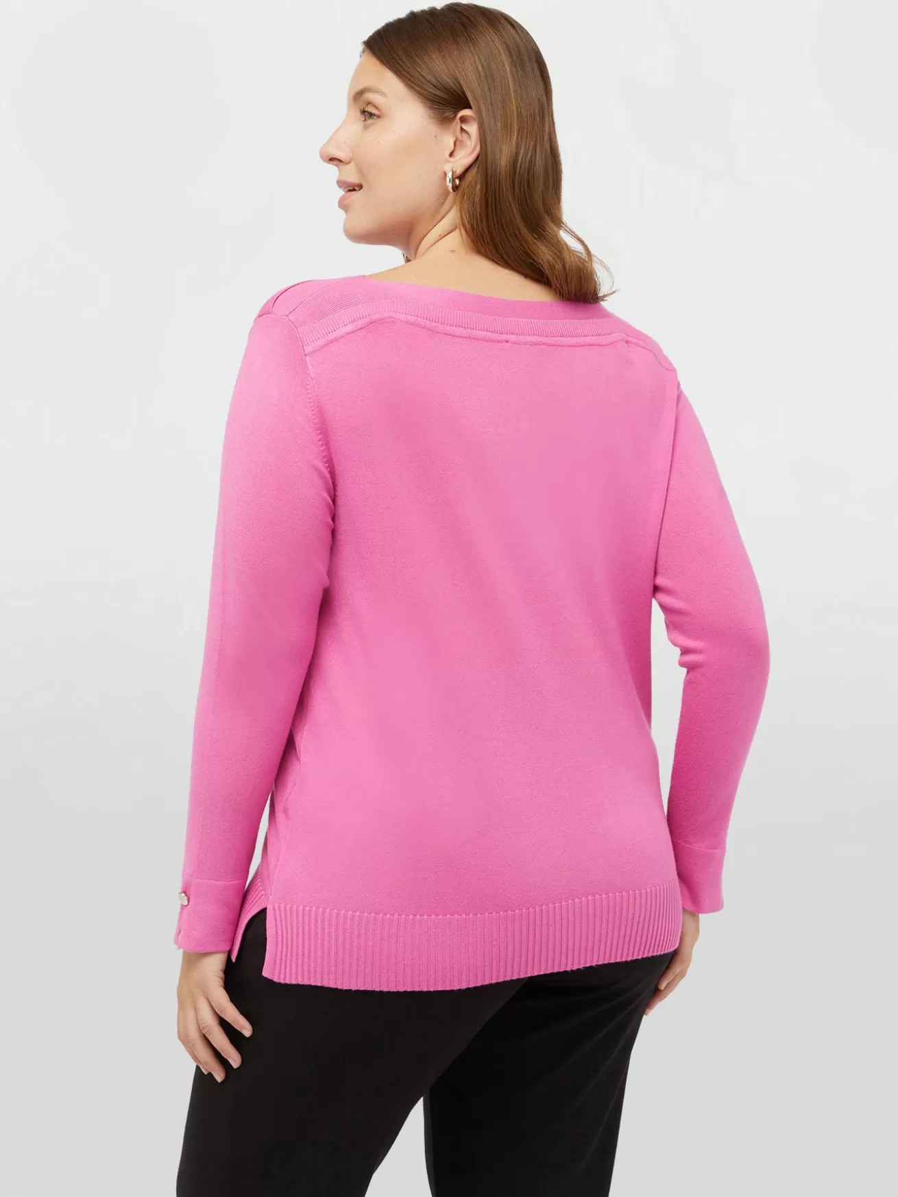 Sale Fiorella Rubino Maglia In Viscosa LENZING™ ECOVERO™ Fucsia