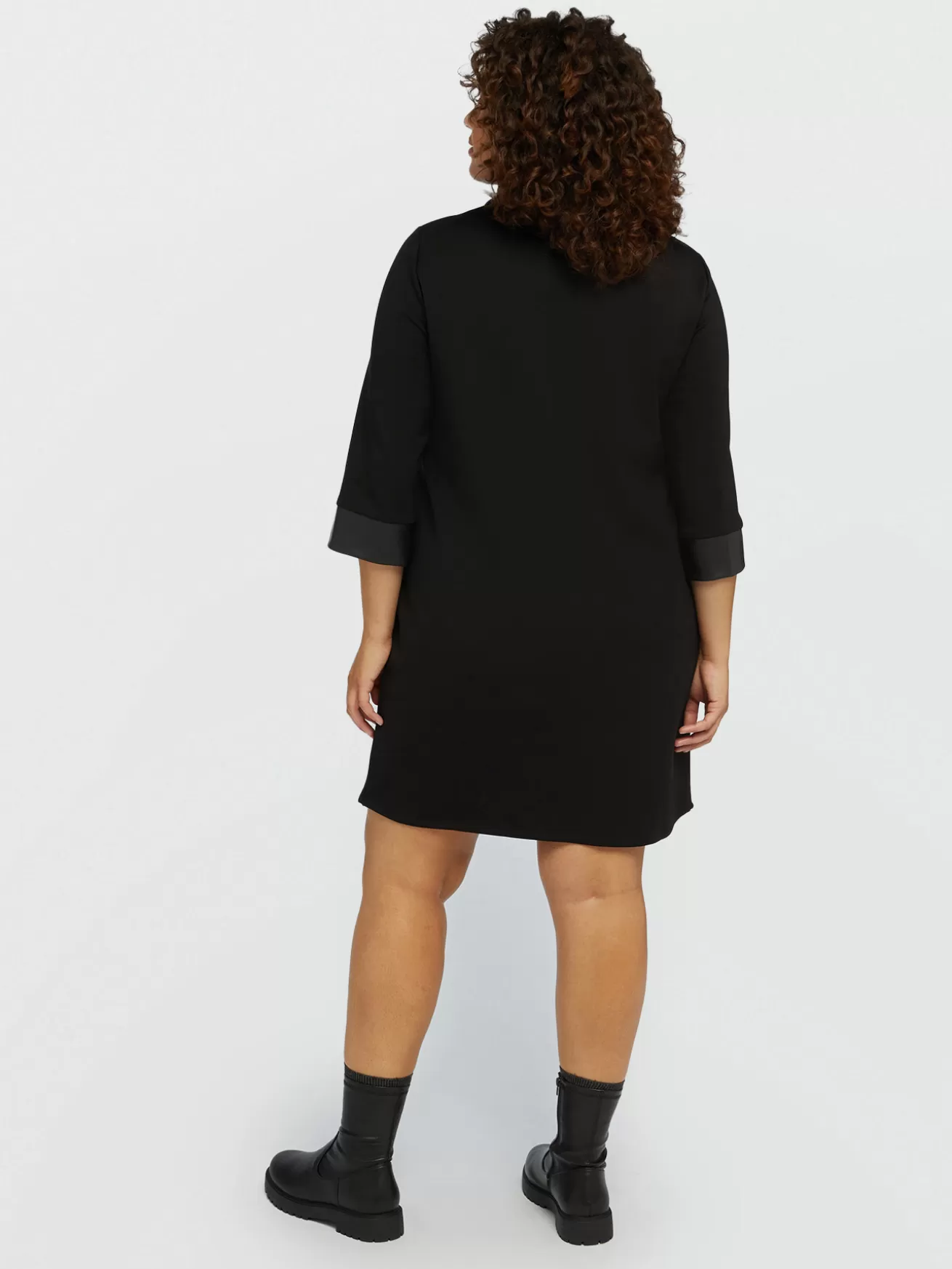 Store Fiorella Rubino Mini Dress In Viscosa LENZING™ ECOVERO™ Nero