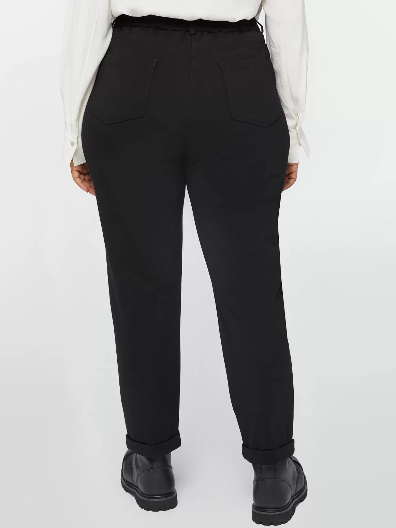 Discount Fiorella Rubino Pantaloni Dritti In Viscosa LENZING™ ECOVERO™ Nero