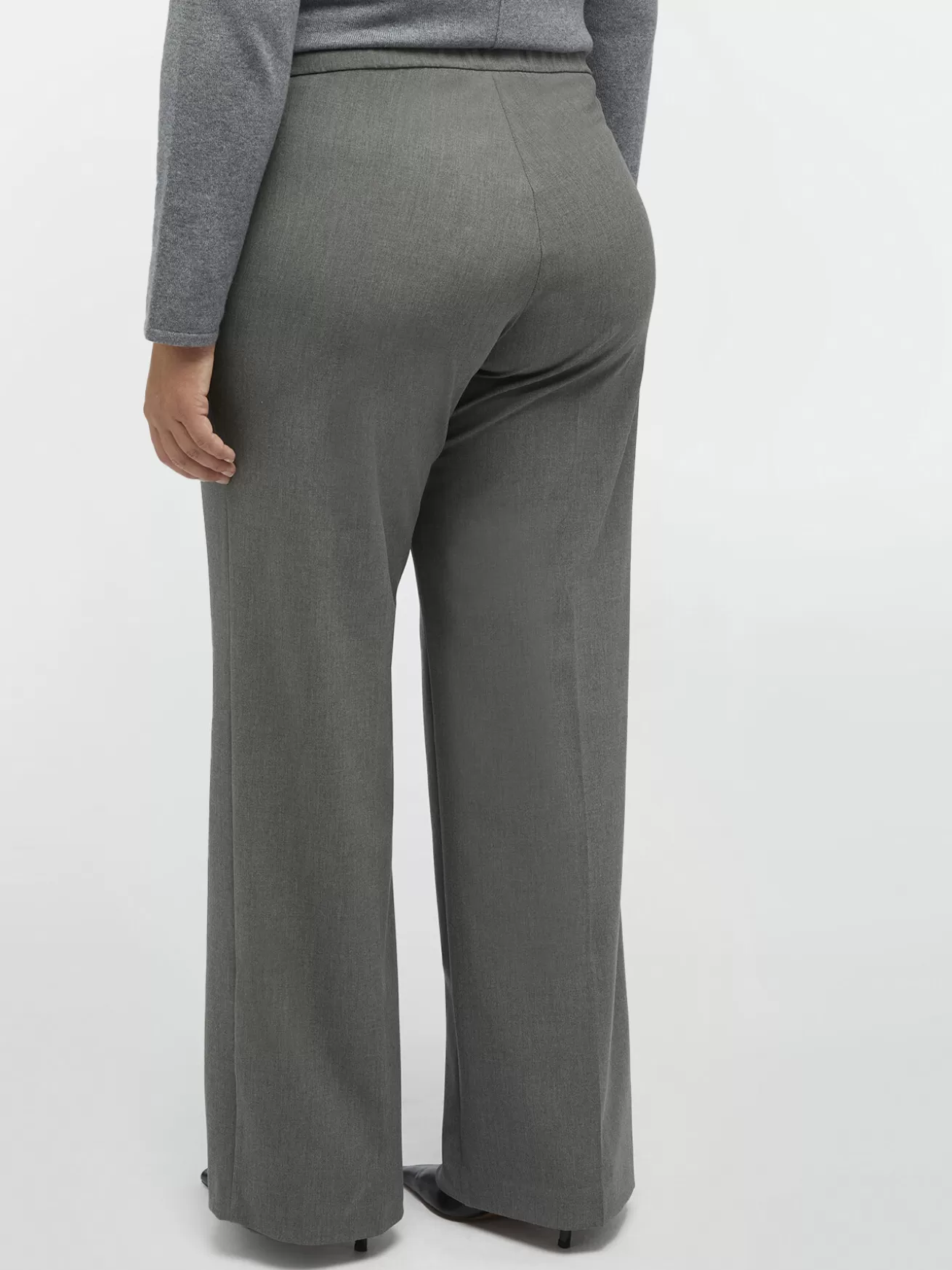 Hot Fiorella Rubino Pantaloni Wide Leg Grigio