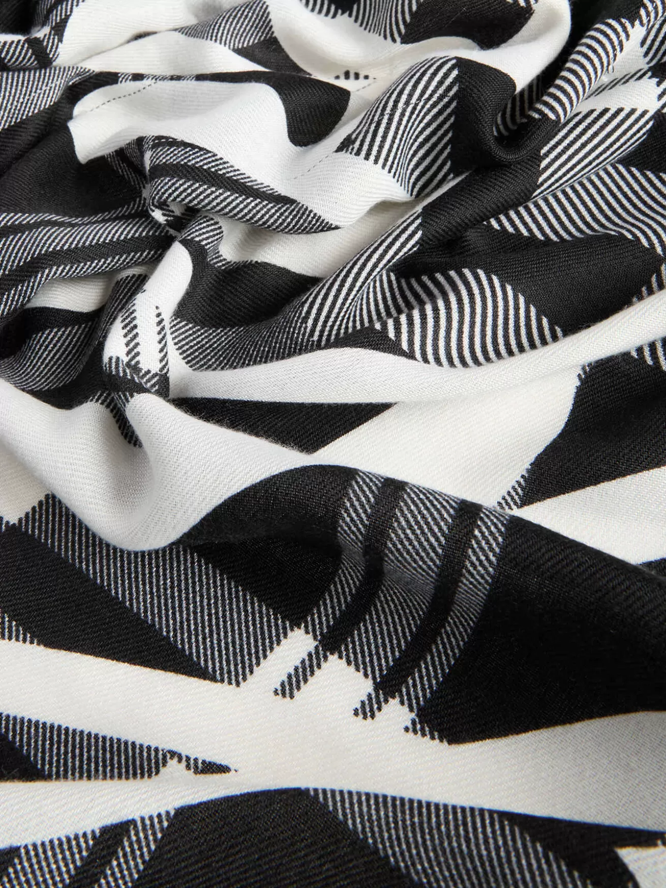 Online Fiorella Rubino Sciarpa Checks Con Maxi Logo Nero