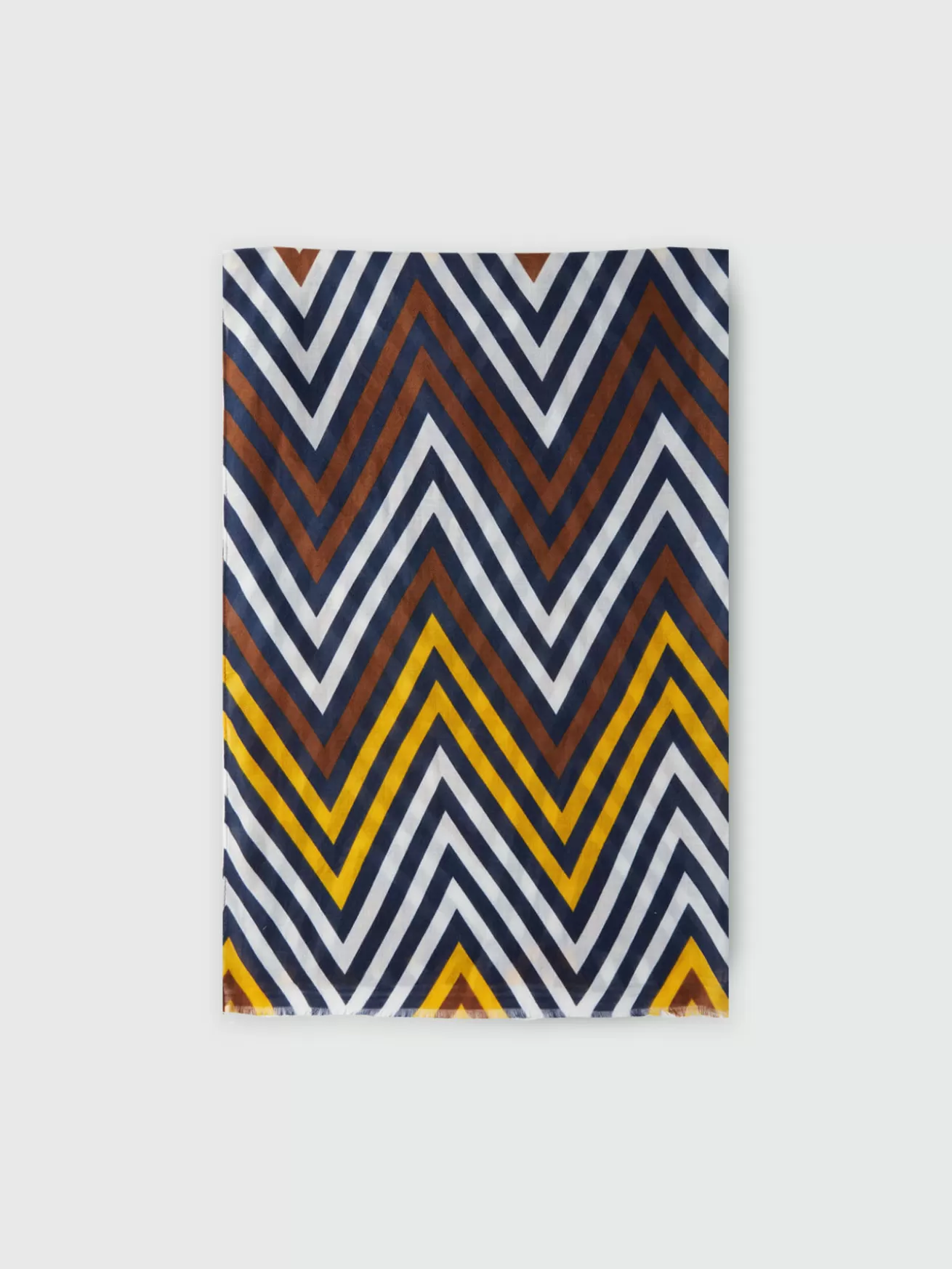 Sale Fiorella Rubino Sciarpa Dalla Stampa Chevron Giallo