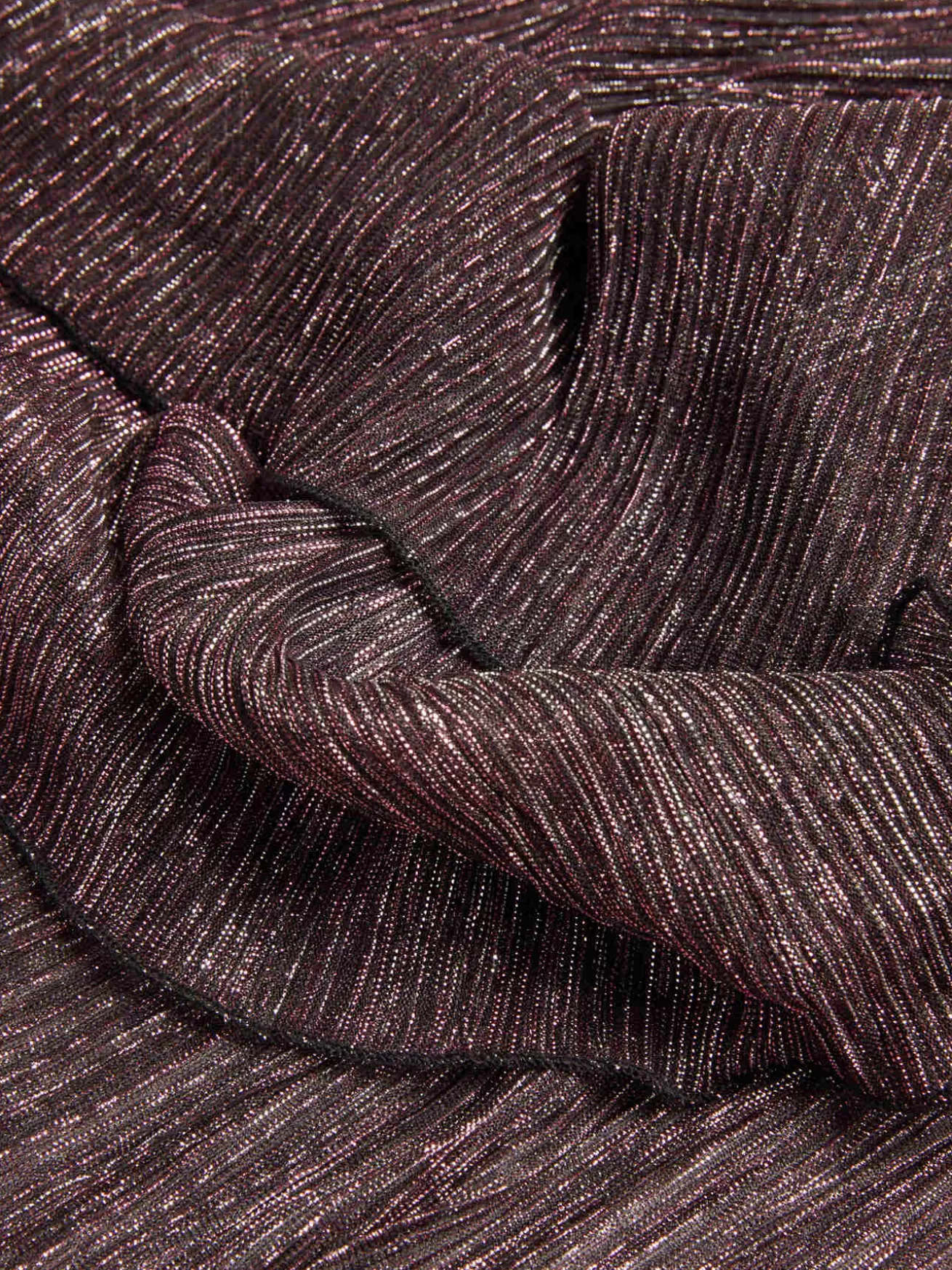 Discount Fiorella Rubino Stola Lurex Nero