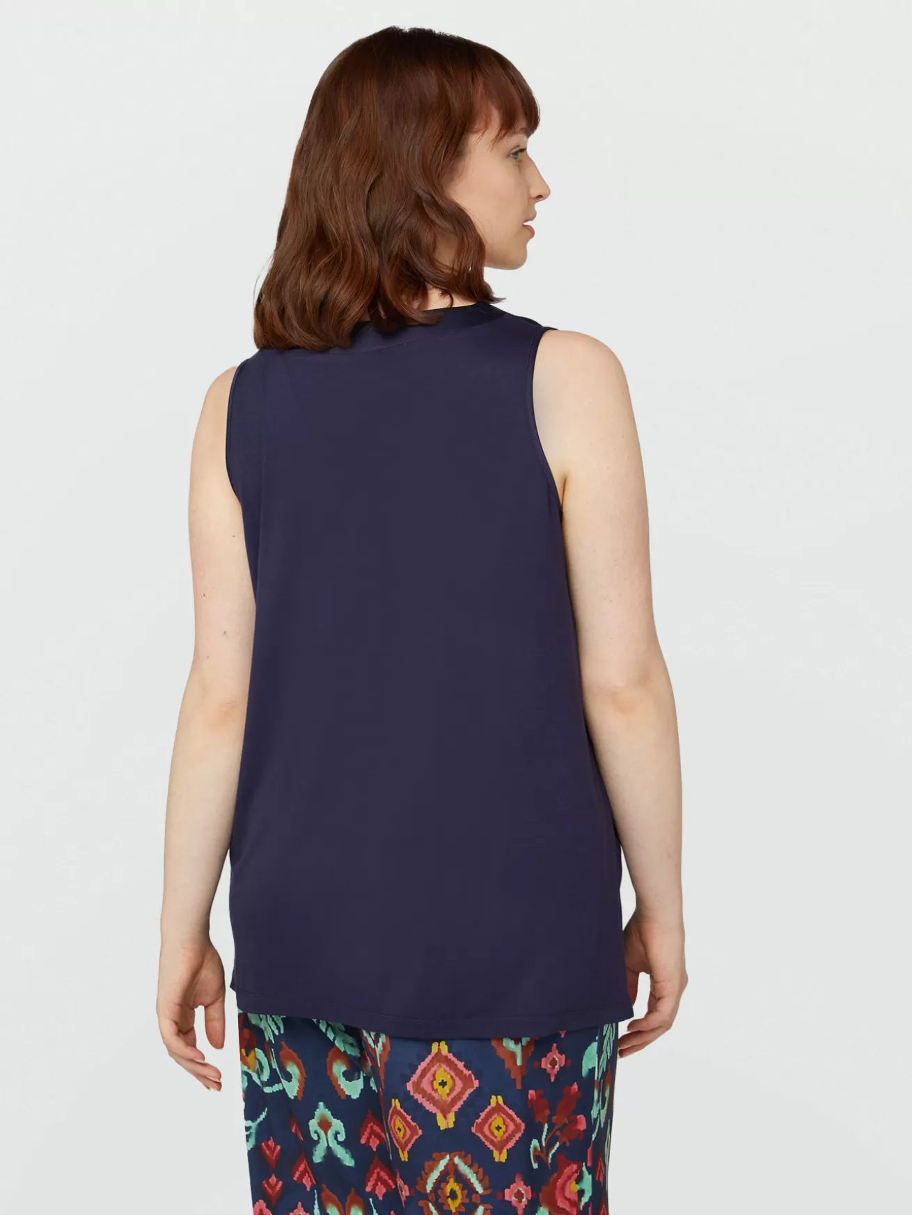 Fashion Fiorella Rubino Top Con Piega Davanti Blu