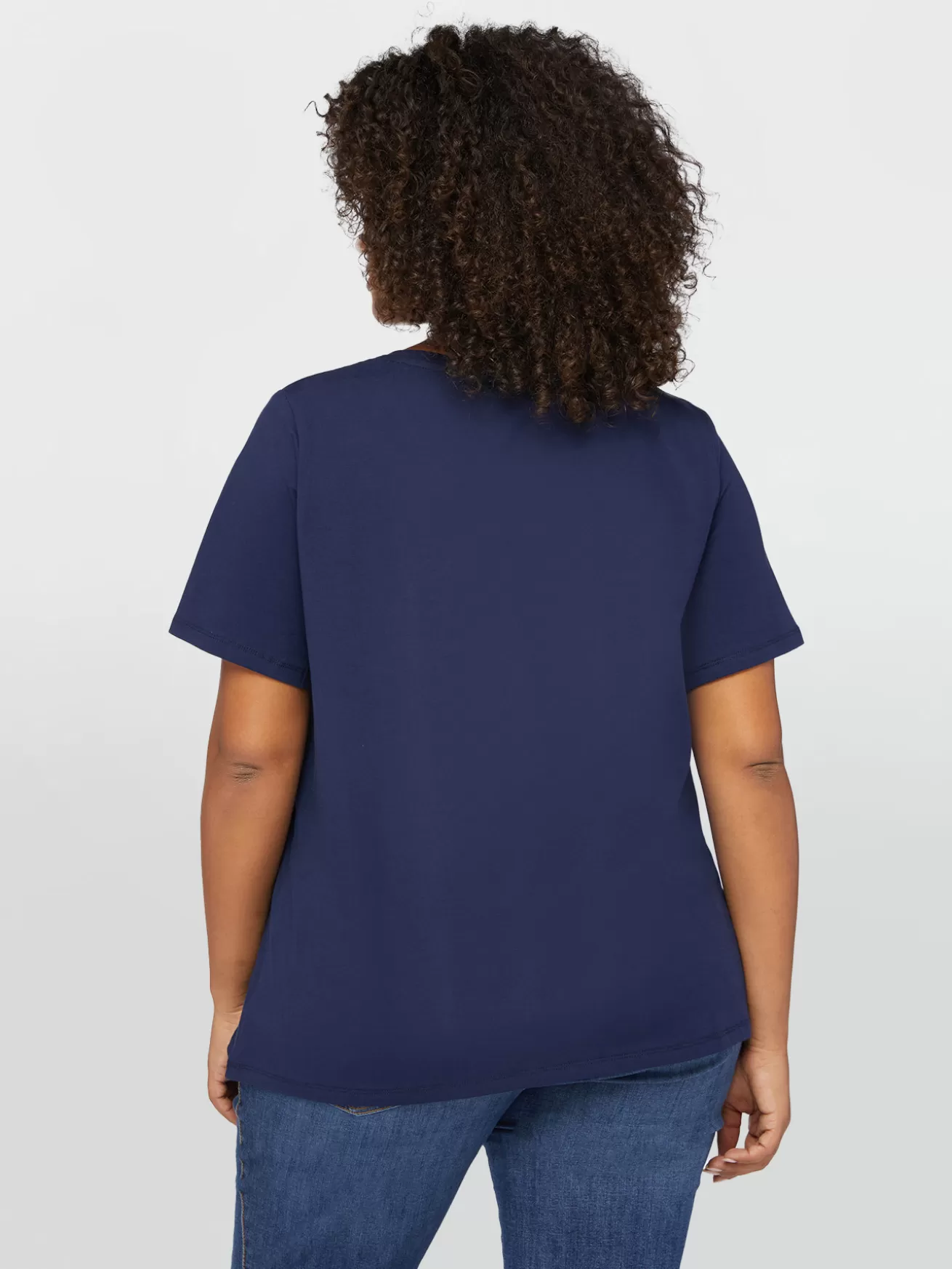 Shop Fiorella Rubino T-shirt Con Stampa E Strass Blu