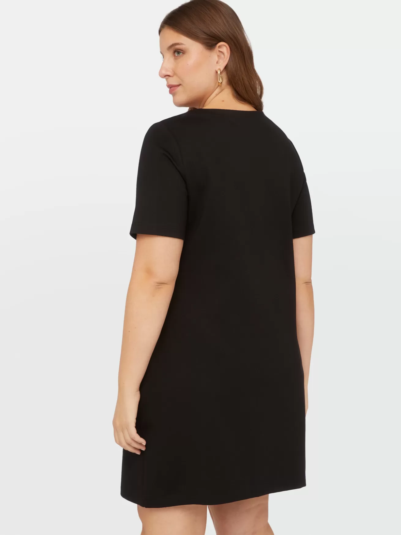 Outlet Fiorella Rubino Vestito In Jersey Di Viscosa LENZING™ ECOVERO™ Nero