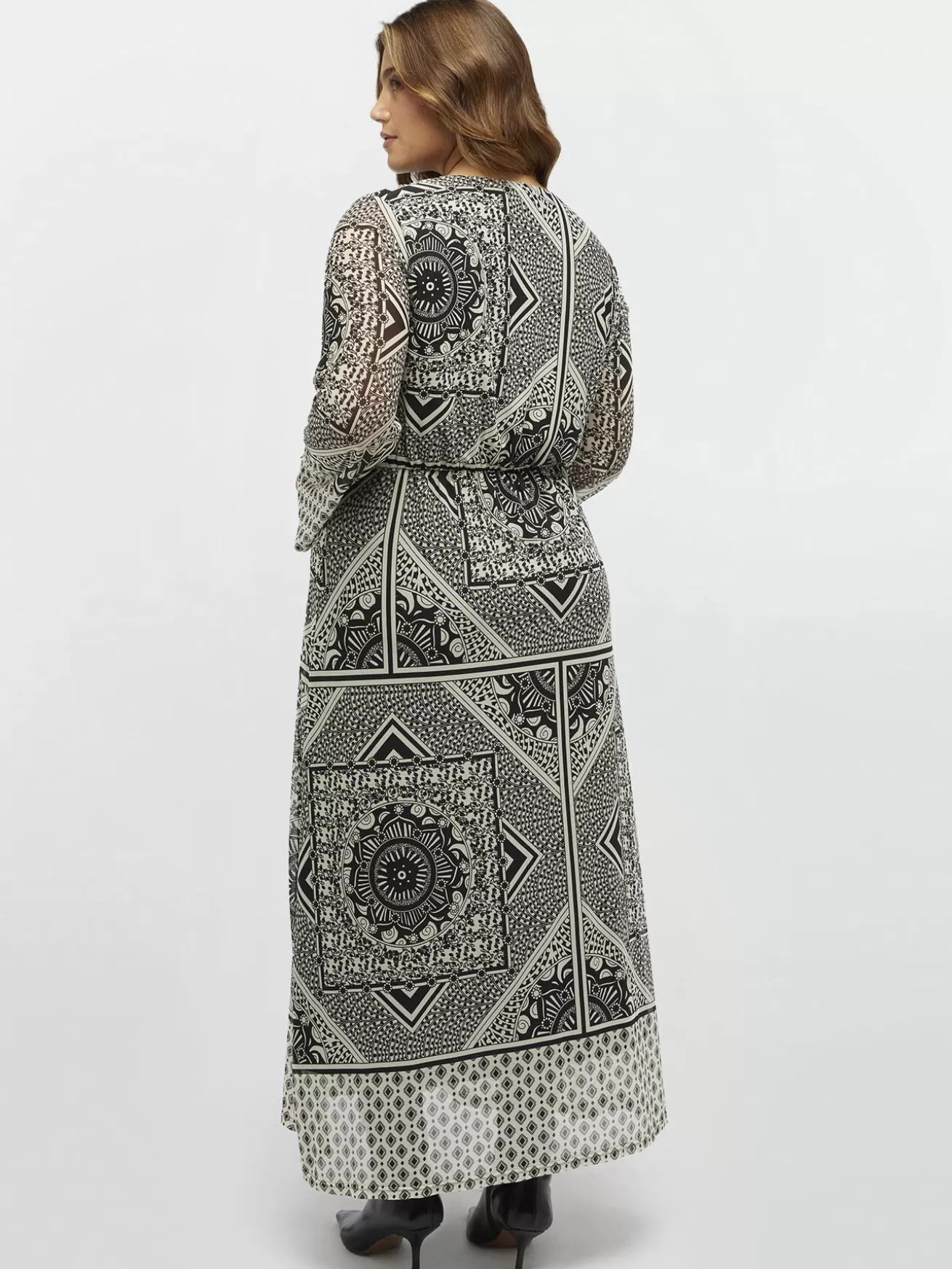 Flash Sale Fiorella Rubino Vestito In Tulle Stampa Bandana Nero