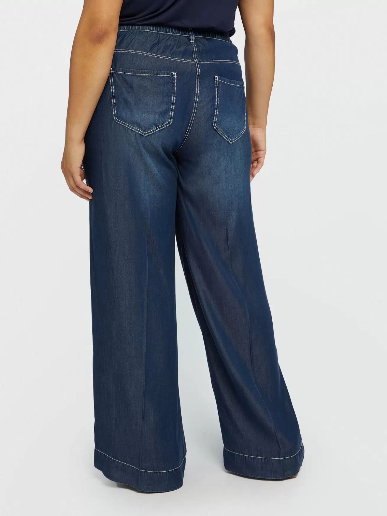 Hot Fiorella Rubino Wide Leg In TENCEL™ Blu
